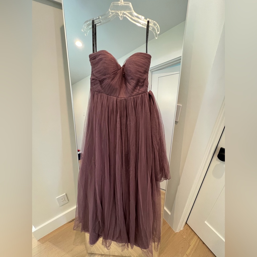 Jenny Yoo Convertible Annabelle Tulle Dress in Dusty Purple